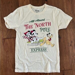 Disney Cream Tee with Mickey and Pluto - Short Sleeve